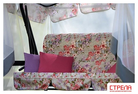 Садовые качели Olsa Турин премиум FLower с1202