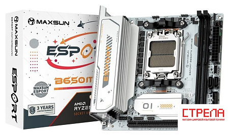 Материнская плата Maxsun eSport B650ITX WiFi Ice