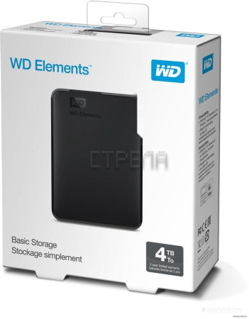 Внешний накопитель Western Digital Elements Portable 5TB WDBU6Y0050BBK
