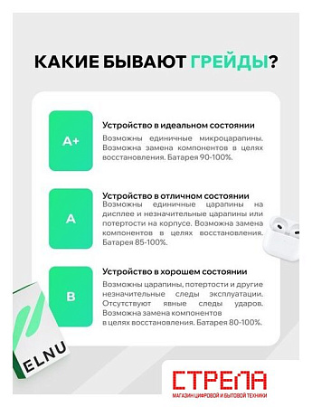 Телефон Apple iPhone 14 128GB воcстановленный by ELNU, грейд A (звездный)