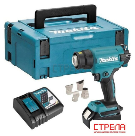 Промышленный фен Makita DHG181RT1J (с 1-им АКБ, кейс)