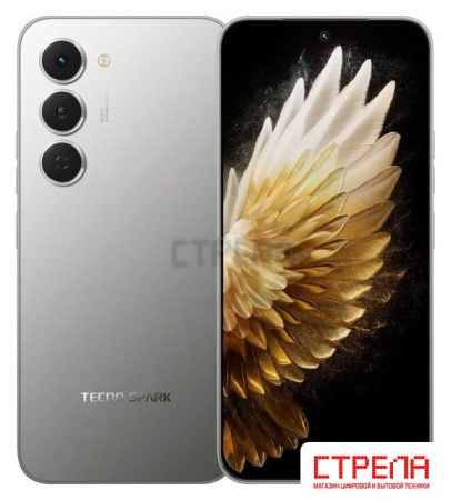 Телефон Tecno Spark 40 Pro 8GB/256GB (лунный титановый)