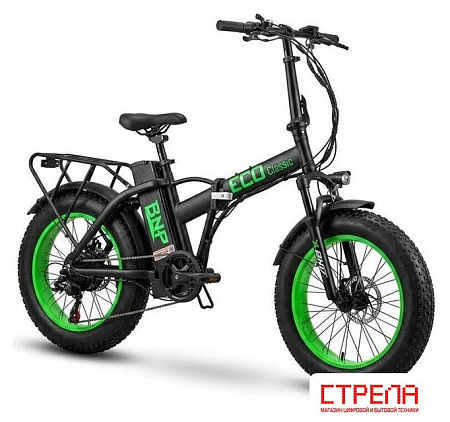 Электровелосипед BNP Eco Classic (черный/зеленый)