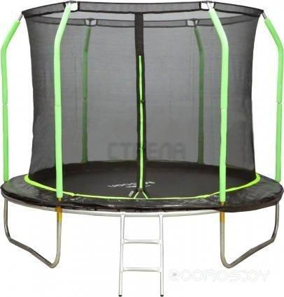 Батут MiSoon 10ft-4-PRO внутренняя сетка (лестница 312 см)