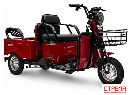 Грузовой электроскутер BNP Zevs Pro (красный)