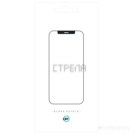 Защитное стекло DigitalPart GOLD FULL GLUE iPhone X/XS/11 Pro черный
