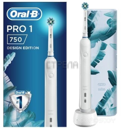 Электрическая зубная щетка Braun Oral-B Pro 750 D 16.513.1UX (White) (4210201312314)