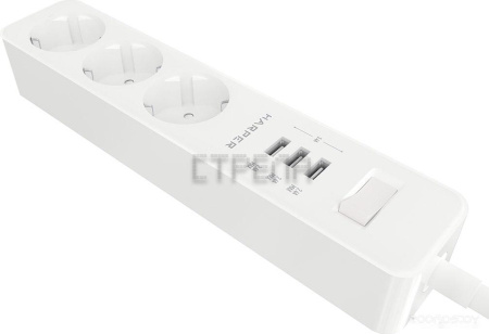 Сетевой фильтр HARPER UCH-325 (белый)