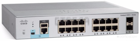 Коммутатор Cisco WS-C2960L-16PS-LL
