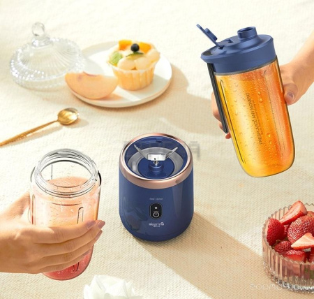 Портативный блендер Deerma DEM-NU06 Blue