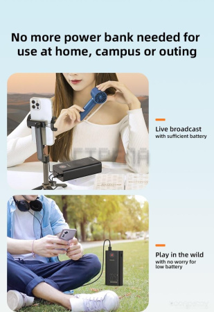 Внешний аккумулятор Romoss PEA40PF (черный)