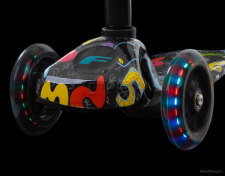 Трехколесный самокат Foxx Rainbow FXA.RAINBOW.GBL21 (синий)