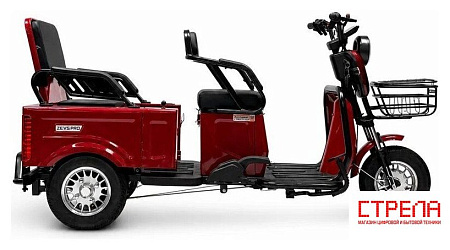 Грузовой электроскутер BNP Zevs Pro (красный)