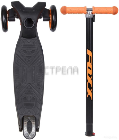 Трехколесный самокат Foxx Rainbow FX.RAINBOW.OR8 (черный/оранжевый)