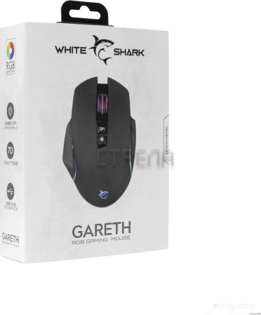 Игровая мышь White Shark GM-5009 Gareth (черный)