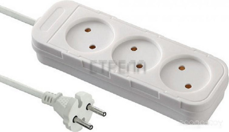 Удлинитель Electraline 62003 (3 м, белый)