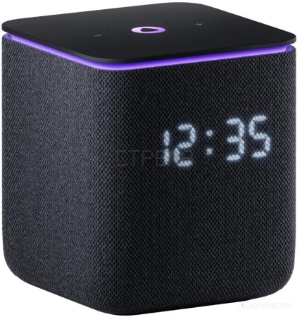 Умная колонка Яндекс Станция Миди (черный)