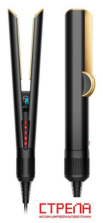 Выпрямитель Dyson Airstrait (с переходником на евровилку, черный оникс/золотистый)