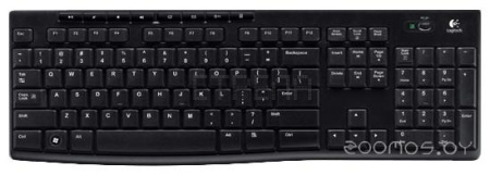 Клавиатура Logitech Wireless Keyboard K270 Black USB (920-003757)