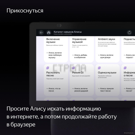 Колонка с умным дисплеем Яндекс Станция Дуо Макс (черный)