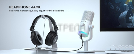 Проводной микрофон Maono DM30 (белый)