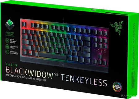 Клавиатура RAZER BlackWidow V3 Tenkeyless Green Switch