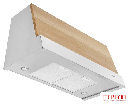 Кухонная вытяжка Elikor Фарм 90H-650-E3D (нержавеющая сталь/дуб неокрашенный)