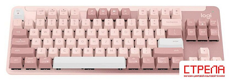Клавиатура Logitech K855 920-011072 (розовый, с гравировкой)