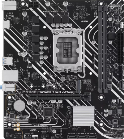 Материнская плата Asus Prime H610M-K D4 ARGB