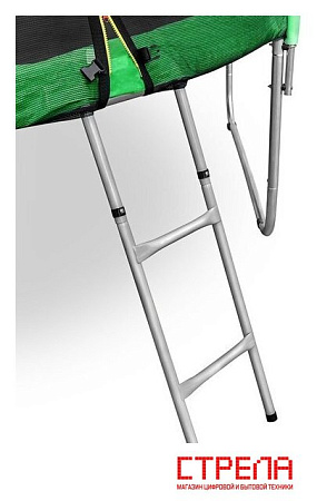 Батут Happy Jump 10ft Pro 312 см с внешней сеткой и лестницей