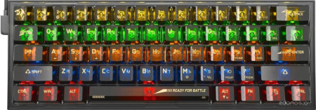 Клавиатура Redragon Fizz (прозрачный/черный)