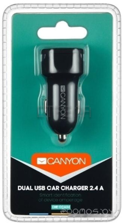 Автомобильное зарядное Canyon CNE-CCA04B