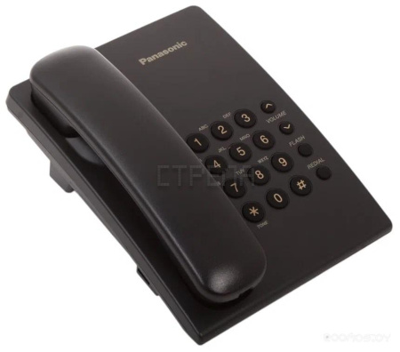 Проводной телефон Panasonic KX-TS2350RUB (черный)