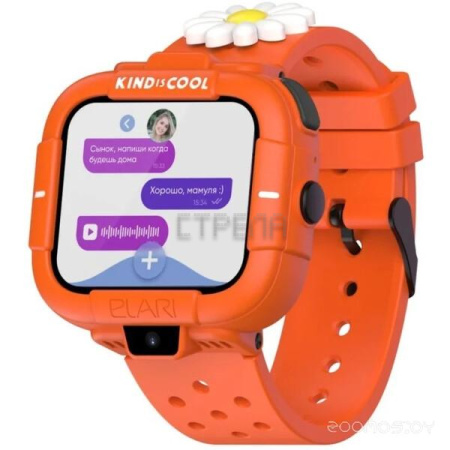 Детские умные часы Elari KidPhone MB (оранжевый)