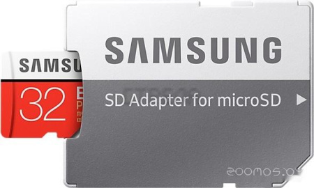Карта памяти Samsung EVO Plus microSDHC 32GB + адаптер