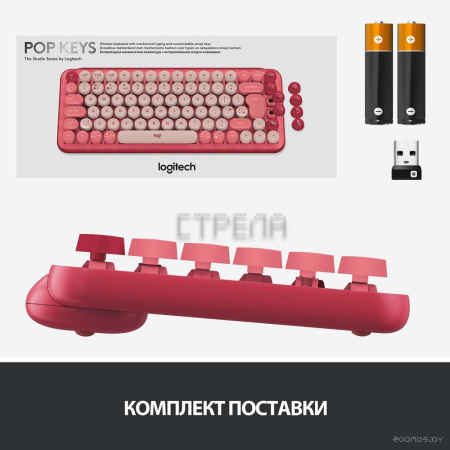 Клавиатура Logitech Pop Keys Heartbreaker
