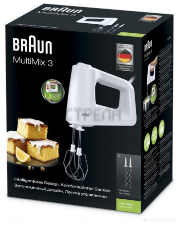 Миксер Braun HM 3000 MultiMix (White)