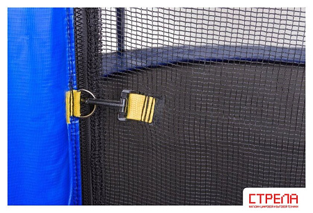 Батут Atlas Sport 312 см - 10ft Pro (3 ноги, внешняя сетка, синий)