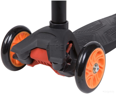 Трехколесный самокат Foxx Rainbow FX.RAINBOW.OR8 (черный/оранжевый)