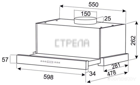 Вытяжка Exiteq EX-1146 white