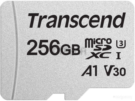 Карта памяти Transcend microSDXC 300S 256GB (с адаптером)