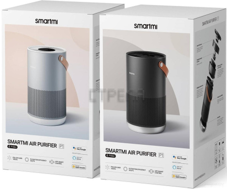 Очиститель воздуха SmartMi Air Purifier P1 ZMKQJHQP11 (темно-серый)