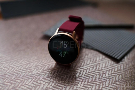 Умные часы Canyon Badian CNS-SW68RR (золотистый/бордовый)