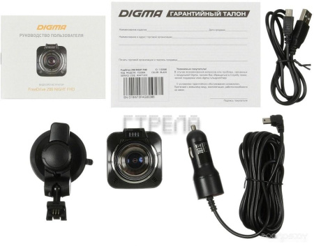 Автомобильный видеорегистратор DIGMA FreeDrive 206 NIGHT FHD