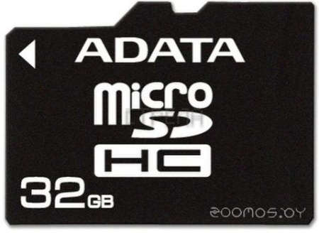 Карта памяти Qumo microSDHC class 10 32GB + SD adapter (QM32GMICSDHC10)