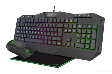 Клавиатура + мышь с ковриком HARPER GSB-07