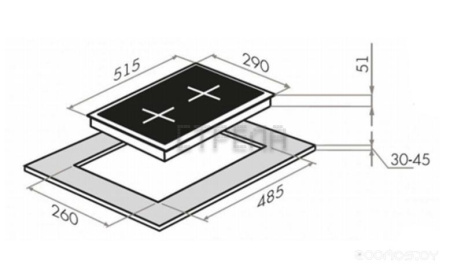 Варочная панель HOMSair HGG321WH