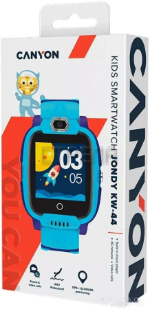 Детские умные часы Canyon Jondy KW-44 (синий)