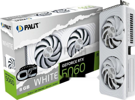 Видеокарта PALIT GeForce RTX 5060 White OC NE75060U19P1-GB2063M