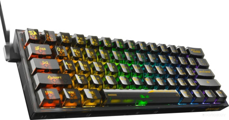 Клавиатура Redragon Fizz (прозрачный/черный)